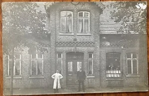 Fotokarte, AK, Uhrmacher W. Hudages, Sittensen (Deutschland), Altes Handwerk, - Bild 1 von 4