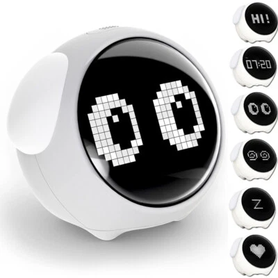 Digital Kinderwecker,Wake-Up Wecker für Mädchen Jungen Kinder Nachtlichter Uhr - Bild 1 von 4