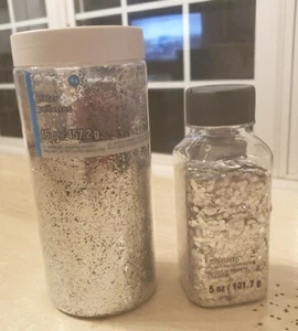 Two NEW glitters FINE & Round Silver - Great For Projects & Added SPARKLE - Picture 1 of 6