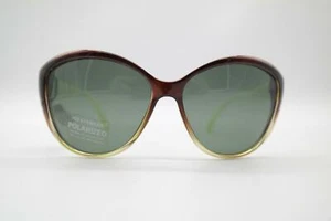 H.I.S. HP2801-1 Marrón Verde Ovalado Gafas de sol Gafas Nuevas - Imagen 1 de 6