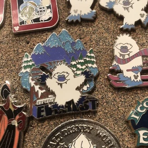 D23 Expo 2017 Disney 3D Everest Yeti Slider Pin - Picture 1 of 1