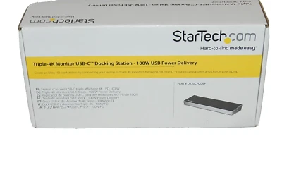 StarTech DK30CH2DEP Triple-Monitor 4K USB-C Dock with 5x USB 3.0 Ports - CL9790 - Image 1 of 4