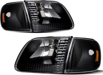 Faros ahumados para Ford F-150 1997-2003/97-99 Ford F-250/ 97-02 Expedition Foto 1 de 4
