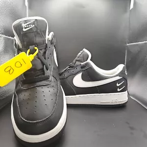 Size 11 - Nike Air Force 1 LV8 Double Swoosh - Black White - Picture 1 of 8