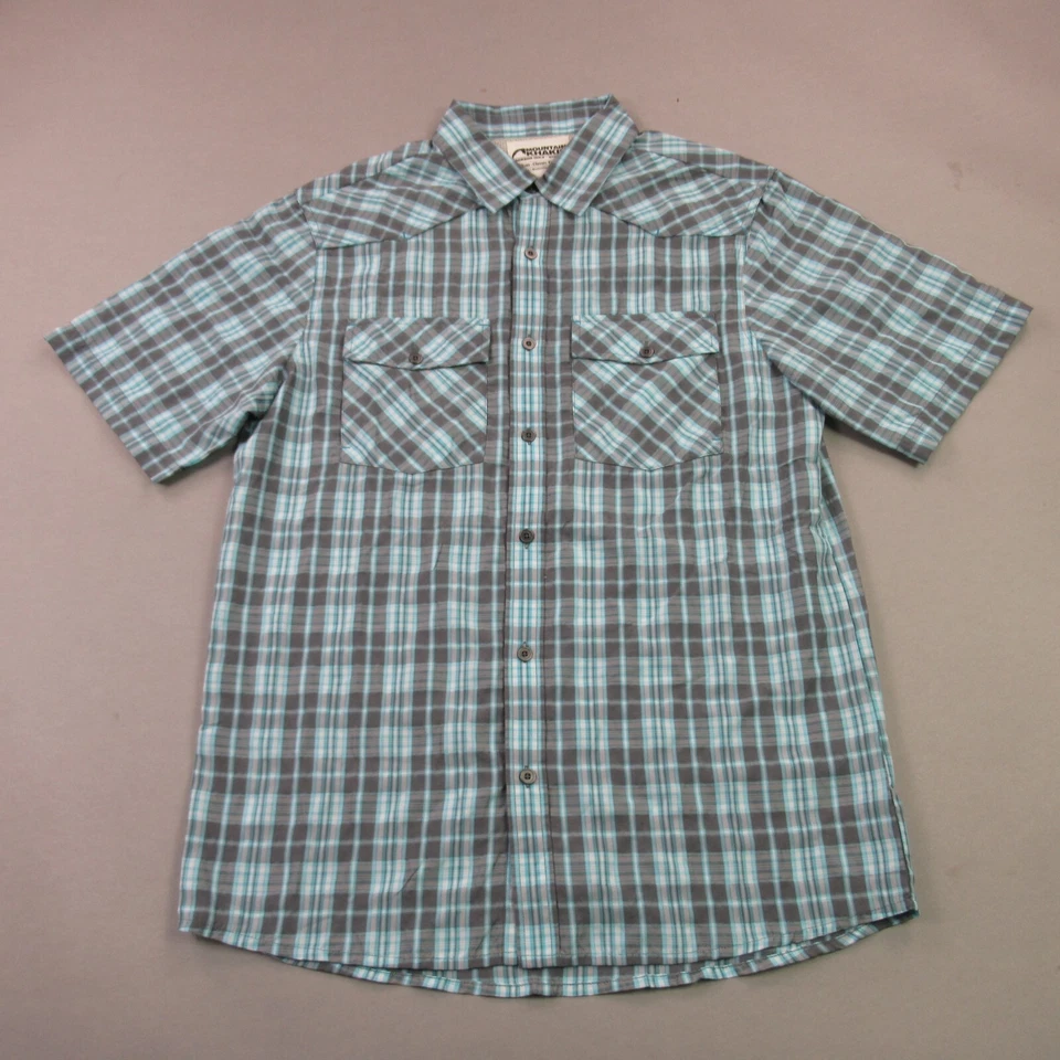 Mountain Khakis Shirt Mens Medium Short Sleeve Button Front Lightweight Classic - Image 1 of 4