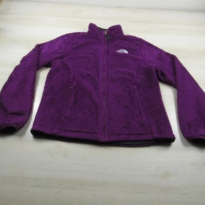 Chaqueta para mujer The North Face mediana púrpura Sherpa polar exterior cremallera completa Foto 1 de 4