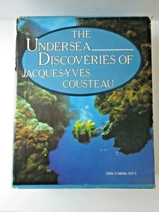 The Undersea Discoveries of Jacques Cousteau Hardcover Book Set in Boxed Sleeve - Picture 1 of 8