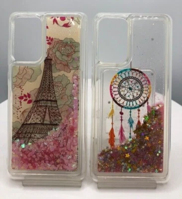 Funda Carcasa Líquida Brillo Líquido Arena Rápida Para Samsung Galaxy A72 Foto 1 de 3