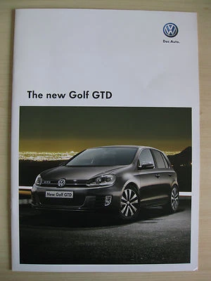 Volkswagen Golf GTD UK Sales Brochure (2009) - Image 1 of 4