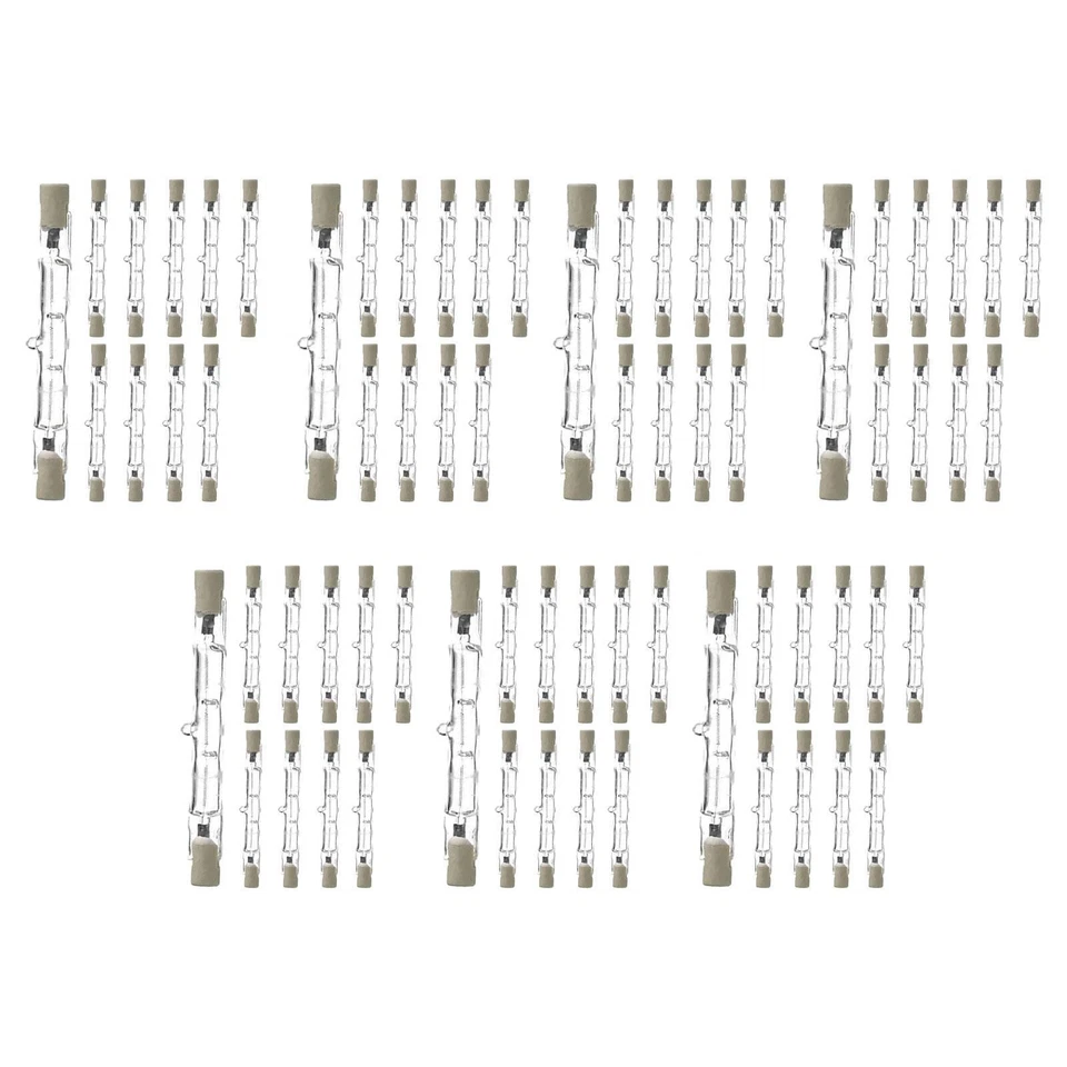 10 Pieces Halogen Bulbs 360° Beam Angle R7S Bulbs for Shop Floor Lamps Home - Image 1 of 1