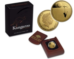 💰2018 Kangaroo at Sunset $25 1/5oz Gold Proof Coin- RAM -RARE Ballot Coin # 374 - Picture 1 of 10