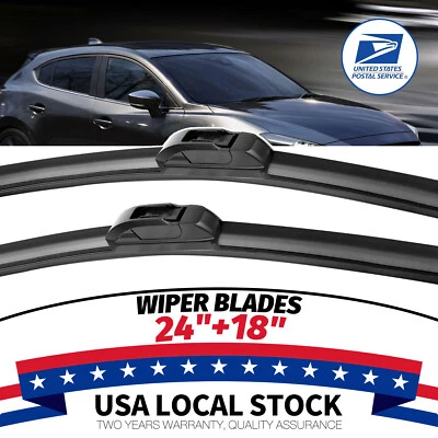 24"&18" Front Windshield Wiper Blade Fit For 2007-2015 Kia Optima 10-16 kia Soul — 第 1/4 张图片