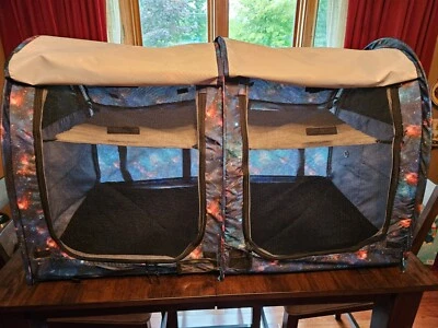 MISPACE DOBLE COMPARTIMENTO GATO SHOW HOUSE/CONDOMINIO Foto 1 de 4