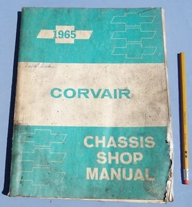 Factory Chevrolet GM 1965 Corvair Chassis Repair Shop Service Manual - Picture 1 of 12