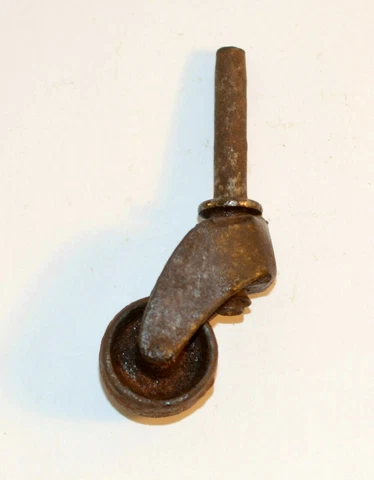 Vintage Metal Swivel Wheel Furniture Caster Cover