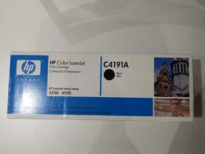 HP C4191A Black Toner Print Cartridge for LaserJet 4500 / 4550 Series Genuine - Photo 1/4