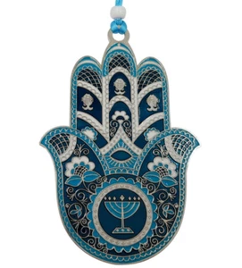 (5 Pack) Metal Hamsa Wall Décor Good Luck Amulet Evil Eye Protection Gift - Picture 1 of 5