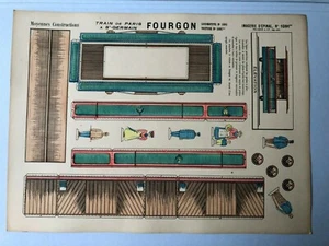 Imagen D'Epinal Medio Construcciones Pellerin N1091 Tren de Paris - Vagón - Imagen 1 de 2