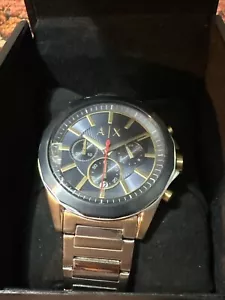 Armani Exchange Chronograph Navy Blue Dial Men's Watch AX2614 Brand New In Box! - Picture 1 of 9