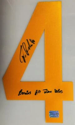 Camiseta deportiva firmada autografiada por Tuukka Rask Boston Bruins "Todos los tiempos ganan" con inscripción #4 Foto 1 de 2