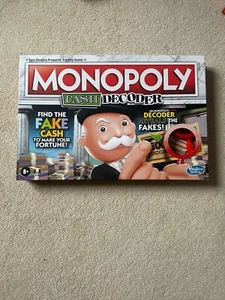 MONOPOLY CASH DECODER BOARD GAME HASBRO 2021 100% COMPLETE - Picture 1 of 4