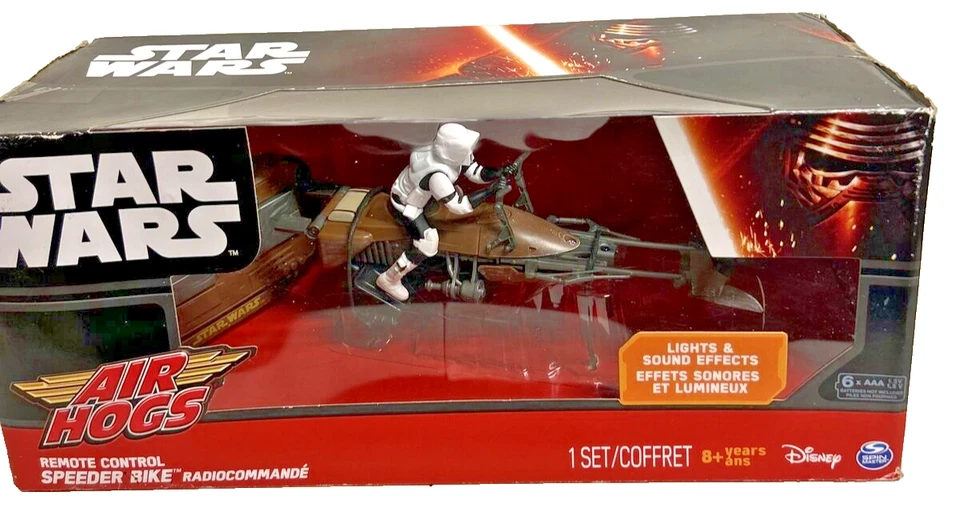 Air Hogs 2015 Star Wars Speeder Bike RC With Rider by Spin Masters - Image 1 of 4