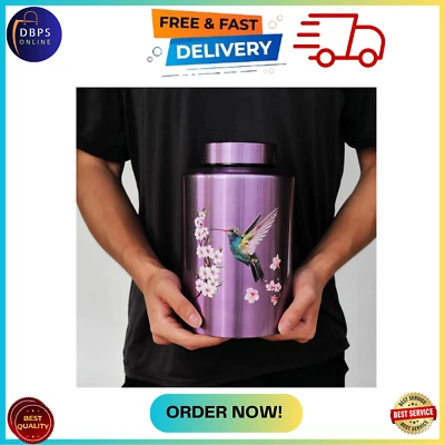 AODIYA Up to 220 Lbs Large Cremation Urns for Adult Human Ashes, 220 Lbs, Purple