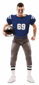 American Football Spieler Herren Kostüm Oberteil und Hose M/L - Bild 1 von 1