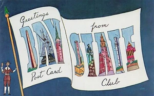 1970's MA Postcard Greetings from Bay State Postcard Club UNPOSTED MA173 - Picture 1 of 2