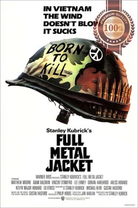 FULL METAL JACKET 1987 80s KUBRICK ORIGINAL CINEMA MOVIE PRINT PREMIUM POSTER - Picture 1 of 6