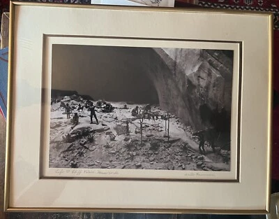 LARGE Framed Walter Haussamen Signed Mesa Verde Cliff Dwelling Southwest Photo - Image 1 of 4