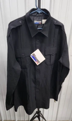 New: Blauer Police Long Sleeve Zippered Polyester Uniform Shirt 8600-Z - Image 1 of 4