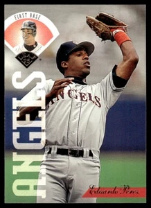 Feuille Eduardo Perez California Angels 1995 #145 - Photo 1/2