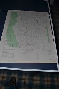 1940's Army topo map Walley Texas Sheet 7043 IV NW Dayton - Picture 1 of 1