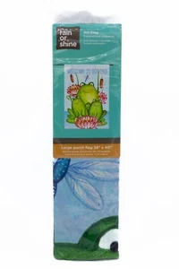 Regen oder Glanz große Veranda Flagge 28" x 40" - Willkommen auf unserer Auflage #4952261 - Bild 1 von 2