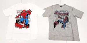 2 Marvel Youth Spider-Man T-Shirts The Amazing Spider-Man White/Gray Size M (8) - Picture 1 of 16