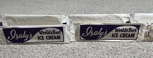 ISALY'S Ice Cream Advertising Wood Spoons * 9 New Still Connected! NOS - Picture 1 of 4