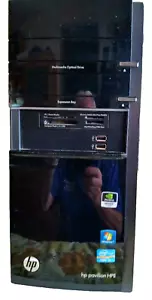 HP H8-1114 computer Case, with PS, HD caddie, cables. Fine shape. NO DVD. - Picture 1 of 8
