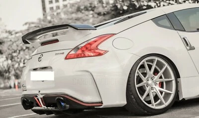 Partial Carbon Fiber Nismo Style Spoiler Wing For NISSAN 370Z Z34 Fairlady - Image 1 of 4
