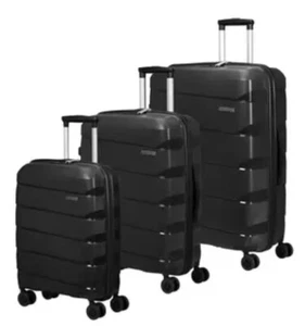 American Tourister Air Move 3 Piece Luggage Set in Black, *Sealed* - Picture 1 of 4