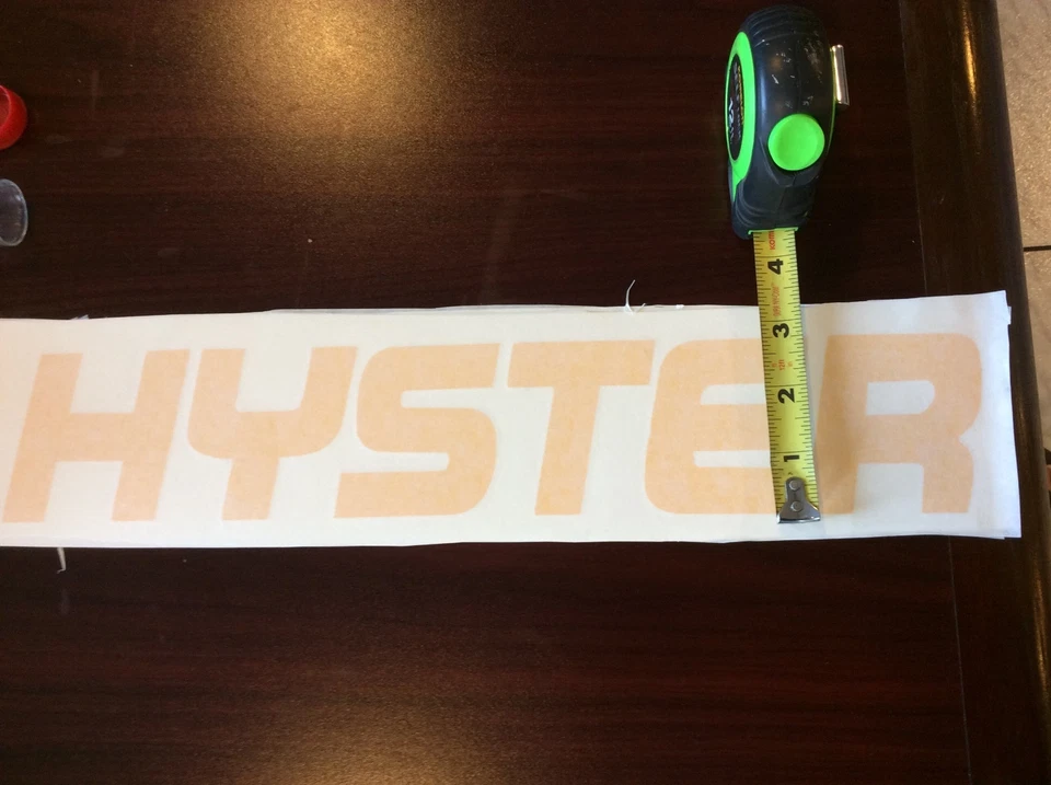 Set of 2 Hyster Forklift Decals Ideal for Model # H50xm Part # 1339672