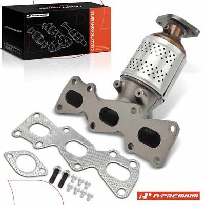 Convertidor catalítico con colector de escape delantero para Hyundai Sonata Azera Kia Sedona Foto 1 de 4