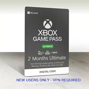 Xbox Game Pass Ultimate 2 Months Trial Live Gold EA Play (USA ) New Users (VPN ) - Picture 1 of 2