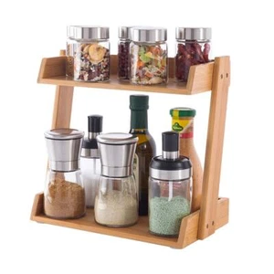 Cabinet Shelf Organizers Kitchen Countertop Organizer 2tier Cupboard Stand Spice - Picture 1 of 6