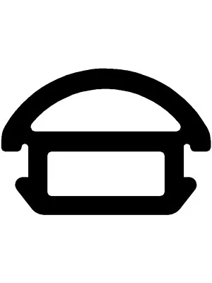 SMART SYSTEMS Smart Bifold Door Heavy Duty Mushroom Weather Rubber Gasket Seal