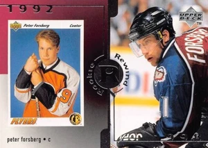 1998-99 UD #29 Peter Forsberg Rookie Rewind - Picture 1 of 2