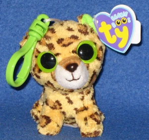 TY BEANIE BOOS - SPECKES THE LEOPARD KEY CLIP - COMO NUEVO CON ETIQUETAS COMO NUEVO - Imagen 1 de 1