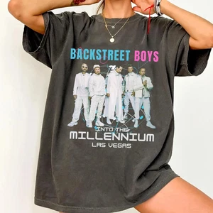 Camiseta Backstreet Boys Millennium Tour Music Vintage - Camisa Negra - Imagen 1 de 7