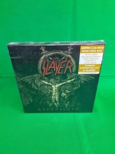 Slayer - Repentless - Limited 6.66  Inch x 6   Gold vinyl Box - Bild 1 von 2
