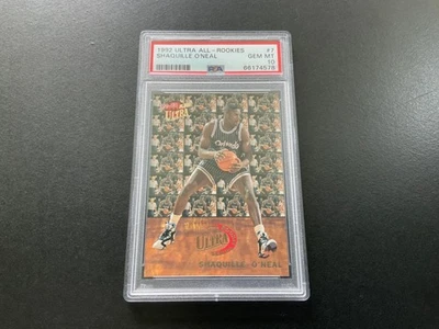 1992-93 Fleer Ultra All-Rookies Shaquille O’Neal Rookie PSA 10 em perfeito estado - Imagem 1 de 2